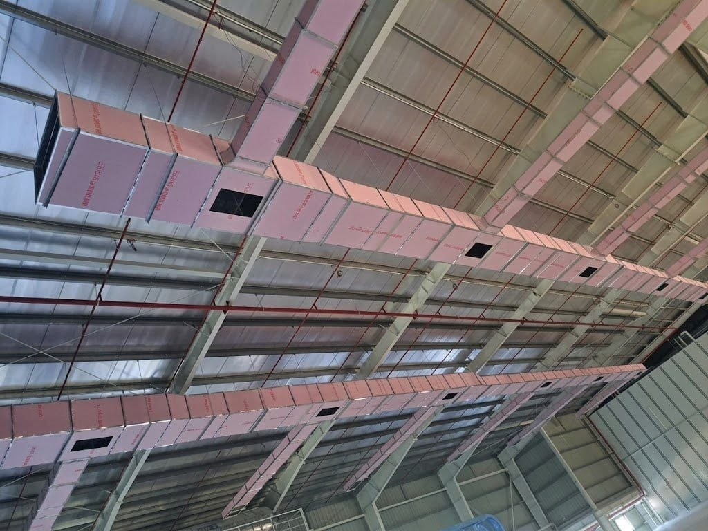 Xưởng sản xuất quạt công nghiệp Cường Thông Gió tại Đà Nẵng — dây chuyền gia công hiện đại